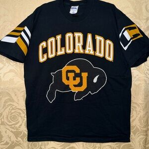 Pro Player Colorado Black and Gold AOP style Tee